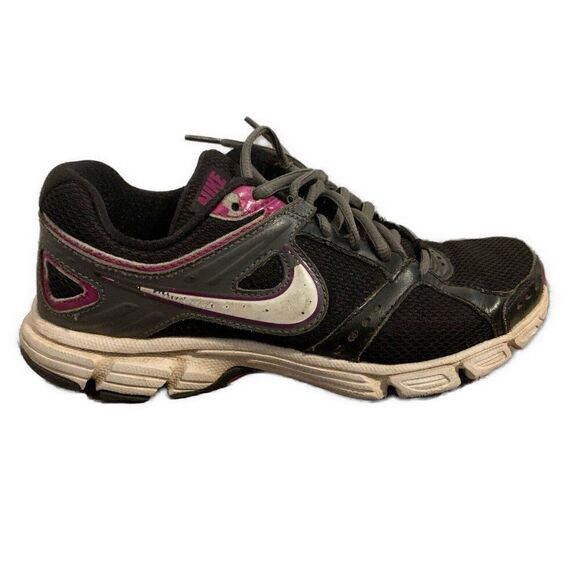 Nike Downshifter 4 Black Purple Womens Athletic Running Shoes Sneakers 7 - Picture 1 of 7